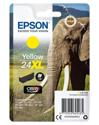 Epson Inktcartridge 24XL Origineel Geel C 13 T 24344012