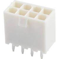 Molex 39288080 Female header, inbouw (standaard) Totaal aantal polen: 8 Rastermaat: 4.2 mm Inhoud: 1 stuk(s) Bag - thumbnail