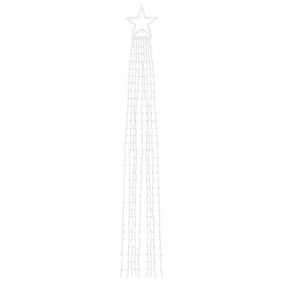 VidaXL Kerstboomverlichting 320 koudwitte led&apos;s 375 cm