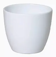 Floran bloempot boule 25x22,5 cm wit - thumbnail