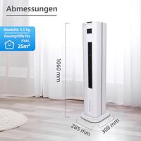 Be Cool Luchtkoeler 50 W LED-display, Met afstandsbediening - thumbnail