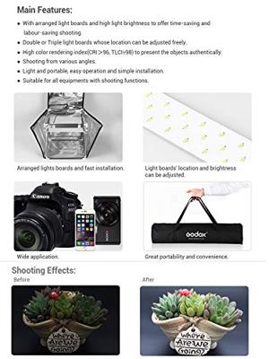Godox Portable Triple Light LED Ministudio L40x40x40cm - thumbnail