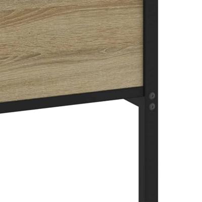 Bedframe zonder matras hout sonoma eikenkleurig 140x200 cm