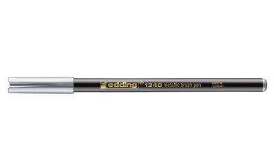 Brushpen edding 1340 metallic zilver