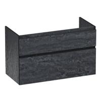 Brauer Delight Edge - Onderkast - 100 cm - met 2 Softclose Lades Greeploos en 1 Sifon Uitsparing - Damascus - thumbnail