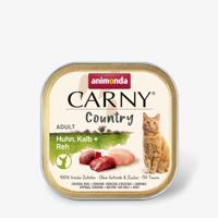 ANIMONDA Carny Country Kip, Kalf + Kuit - natvoer voor katten - 100 g - thumbnail