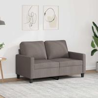 Tweezitsbank 120 cm stof taupe - thumbnail