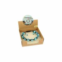 Edelstenen Shamballa Armband Howliet Blauw - thumbnail
