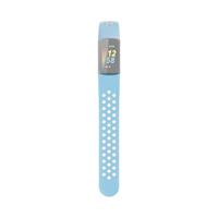 Hama Sportpolsband Voor Fitbit Charge 5 Ademend Horlogebandje L.blauw/grijs - thumbnail