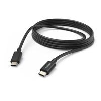 Hama USB-laadkabel USB 2.0 USB-C stekker, USB-C stekker 3.00 m Zwart 00201593 - thumbnail