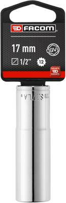 Facom S.LA - Doppen | 1/2" 12-kant Lang | Metrisch 17mm - S.17LAPB