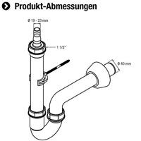 Cornat Buissifon Wasmachine 6/4X40Mm (408) - T355004R - thumbnail