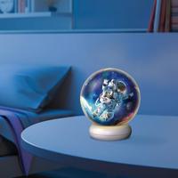 Ravensburger 3d puzzle nightlight astronauts in space - thumbnail