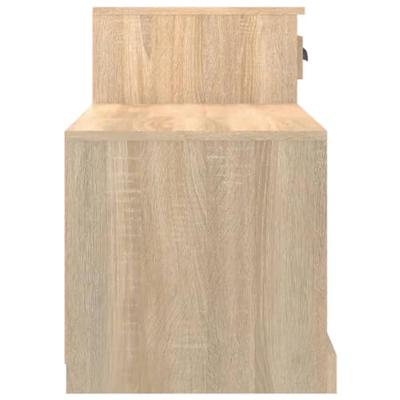 VidaXL Schoenenkast 100x42x60 cm bewerkt hout sonoma eikenkleurig VidaXL Schoenenkast 100x42x60 cm bewerkt hout sonoma eikenkleurig