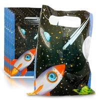 Globos Feestzakjes raket ruimte, 6st. - thumbnail