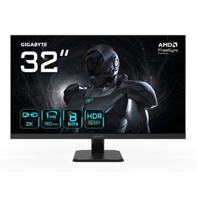 GIGABYTE GS32QA computer monitor 80 cm (31.5") 2560 x 1440 Pixels Quad HD LED Zwart
