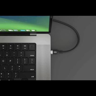 Hyper HyperJuice silicone USB-C naar USB-C kabel (2m/240W) - Black
