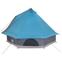 VidaXL Familie tipi tent tipi blauw en grijs 400 x 346 x 250 cm - thumbnail