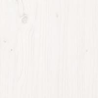 VidaXL Haardhoutrek 80x25x100 cm massief grenenhout wit - thumbnail