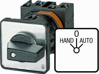 Eaton T0-1-15431/EZ elektrische schakelaar Tuimelschakelaar 1P Zwart, Metallic