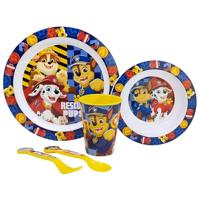 Kinderen servies set The Paw Patrol Boy Rescue Pups 5 Onderdelen - thumbnail