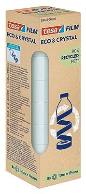 tesa ECO & CRYSTAL 59043-00000-00 tesafilm tesafilm Eco & Crystal Transparant (l x b) 10 m x 19 mm 8 stuk(s)