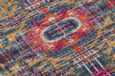 Tapijt DKD Home Decor Katoen Multicolour Chenille (60 x 240 x 1 cm)
