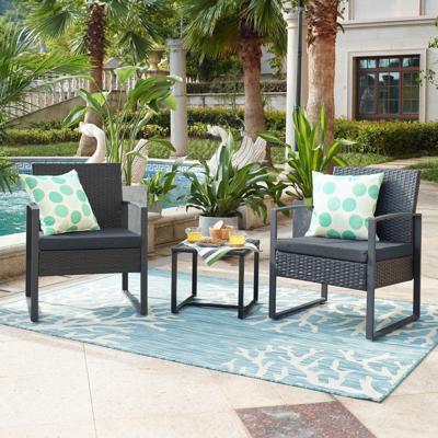 Artistiq Loungeset 'Cherylann' 2 stoelen + tafel, Polyrotan