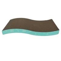 EASYPETS CAT SCRATCHER WAVE TURQUOISE - thumbnail