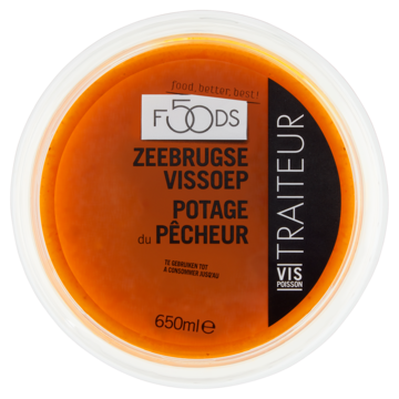 50 Foods Zeebrugse Vissoep 650ML bij Jumbo