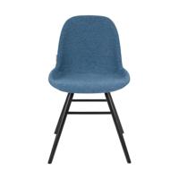 Zuiver Eetkamerstoel 'Albert Kuip' Soft, kleur Blauw - thumbnail