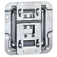 Adam Hall 270755 Medium inbouw stopscharnier met verzet en revet bescherming - thumbnail