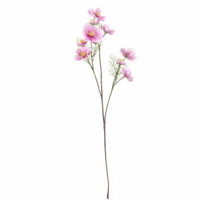 Countryfield kunstbloem cosmos donkerpaars 105 cm | 12 stuks