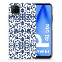 Huawei P40 Lite | TPU Case | Flower Blue - thumbnail