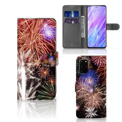 Samsung Galaxy S20 Plus | Wallet Case | met Pasjes | Vuurwerk Samsung Galaxy S20 Plus | Wallet Case | met Pasjes | Vuurwerk