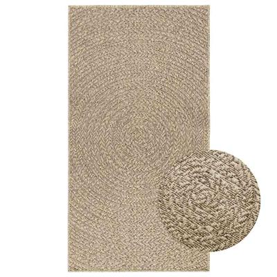 Vloerkleed ZIZUR beige binnen en buiten 80x150 cm jute look Vloerkleed ZIZUR beige binnen en buiten 80x150 cm jute look