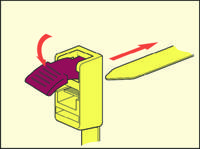 HellermannTyton 115-00001 SPEEDYTIE-PA66-YE-V1 Kabelbinder 750 mm 13 mm Geel, Rood Hersluitbaar, Met terughaaloog, Met snelsluiting 5 stuk(s) - thumbnail