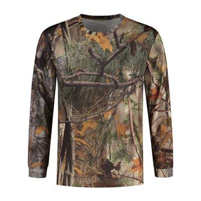 Stealth Gear t-shirt lange mouw camo bosprint maat l