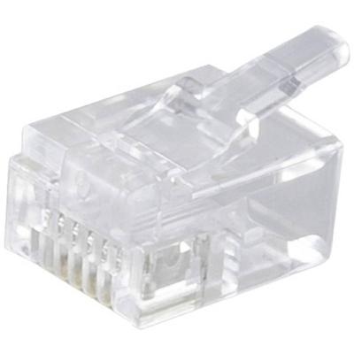 Shiverpeaks Shiverpeaks Basic-S netwerk modulaire stekker RJ12 6-polig, 6 contacten bezet, DEC-versie, vergulde contacten VE = 10 BS72050-DEC-10 Stekker, recht