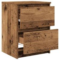 Tv-meubel 40x35x54 cm spaanplaat oud hout - thumbnail