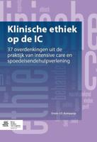 Klinische ethiek op de IC (Paperback) - thumbnail