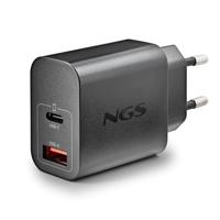 Laptop oplader NGS ERA20WBLACK 20 W Zwart - thumbnail