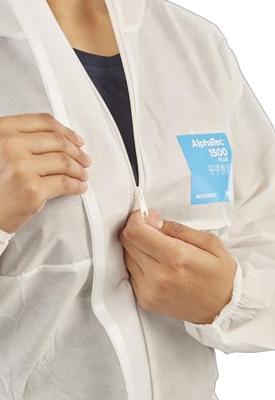 Ansell Veiligheidsoverall | maat XXL | wit | PSA-categorie III | 1 stuk - WH15S-00111 WH15S-00111 Ansell Veiligheidsoverall | maat XXL | wit | PSA-categorie III | 1 stuk - WH15S-00111 WH15S-00111