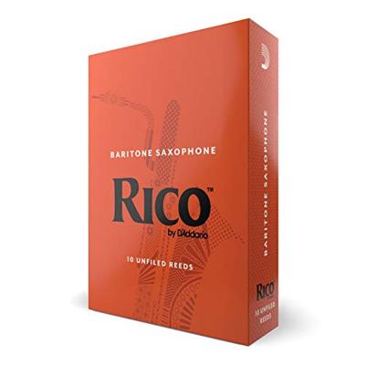 D&apos;Addario Woodwinds RLA1035 Rico Baritonsaxofoonriet, 3.5, 10-Pack, Unfiled