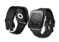 Technaxx TX-SW6HR Smartwatch 42 mm Uni Zwart - thumbnail