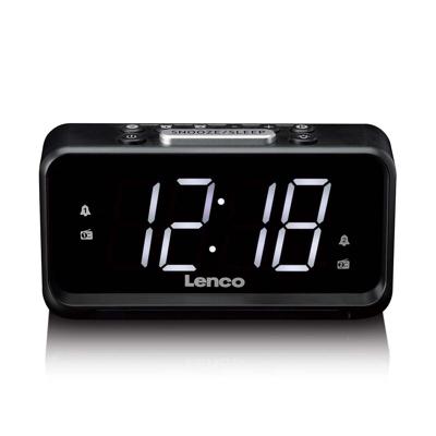 Lenco Radio FM, AM FM, USB Wekfunctie Zwart Lenco Radio FM, AM FM, USB Wekfunctie Zwart