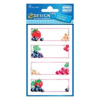 Avery huishoudetiketten, blister van 3 blad, 12 etiketten - thumbnail