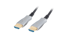 LANBERG HDMI KABEL M/M V2.0 10M OPTISCH AOC ZWART CA-HDMI-20FB-0100-BK - thumbnail