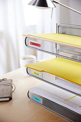 Labeltape dymo labelmanager d1 polyester 19mm geel | 5 stuks