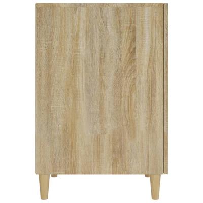Bureau 140x50x75 cm bewerkt hout sonoma eikenkleurig - thumbnail